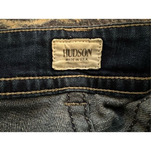 Hudson Women's Bootcut‎ Jeans Size 31 Dark Blue Stretch Denim - Picture 4 of 6